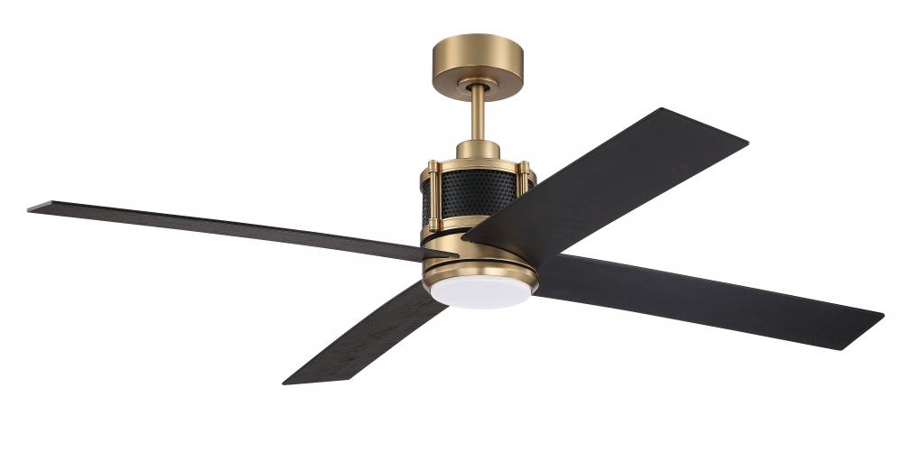 56" Ceiling Fan w/Wi-Fi, DC Motor, Blades, LED Light Kit