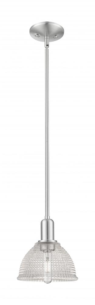 Arietta - 1 Light - 8 inch - Polished Chrome - Stem hung - Mini Pendant