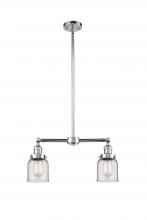 Innovations Lighting 209-PC-G52 - Bell - 2 Light - 21 inch - Polished Chrome - Stem Hung - Adjustable Island Light