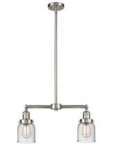 Innovations Lighting 209-SN-G54 - Bell - 2 Light - 21 inch - Brushed Satin Nickel - Stem Hung - Adjustable Island Light